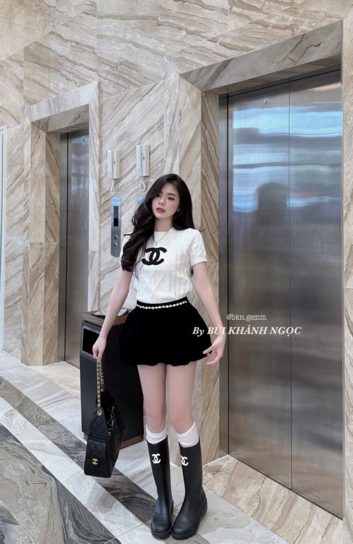 ÁO LEN TRẮNG CỘC CHỮ XÙ CLN QC