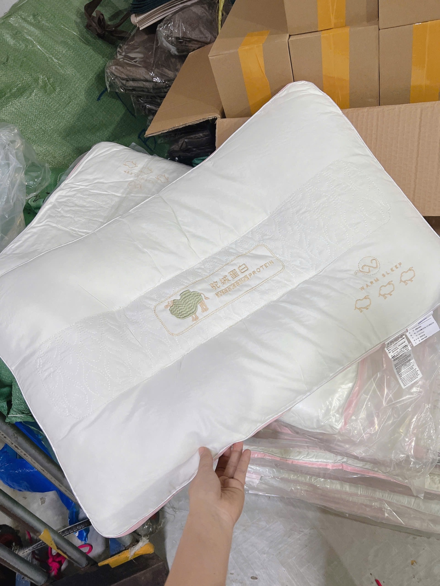 SET 2 GỐI PROTEIN LẠC ĐÀ