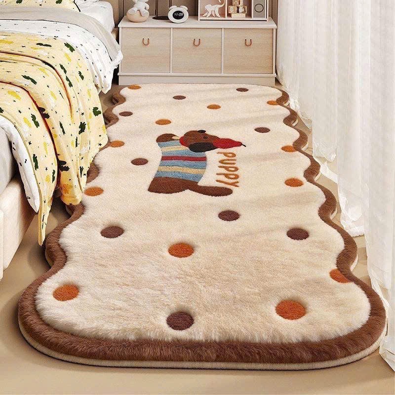 THẢM CHỮ NHẬT HÌNH CÚN 0.5x1M