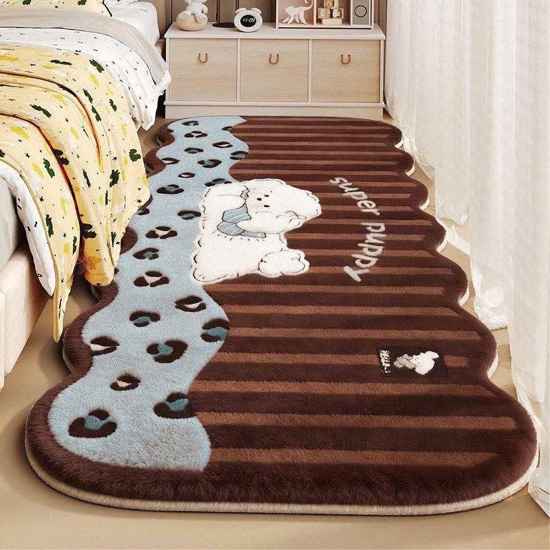THẢM CHỮ NHẬT HÌNH CÚN 0.5x1M