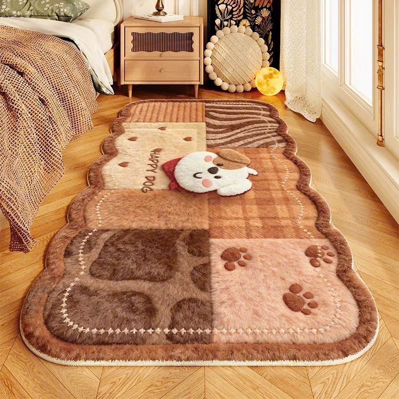 THẢM CHỮ NHẬT HÌNH CÚN 0.5x1M