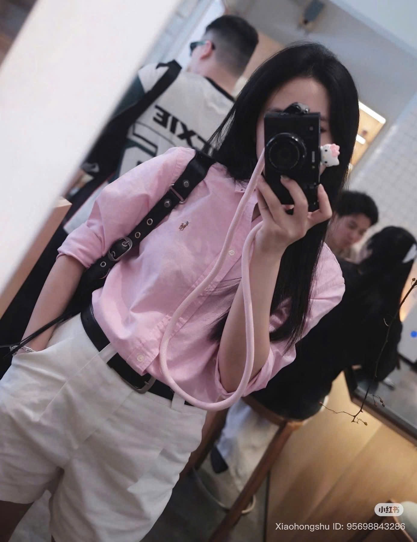 Hàng nhà máy - ÁO SƠ MI HỒNG THÊU NGỰA DT