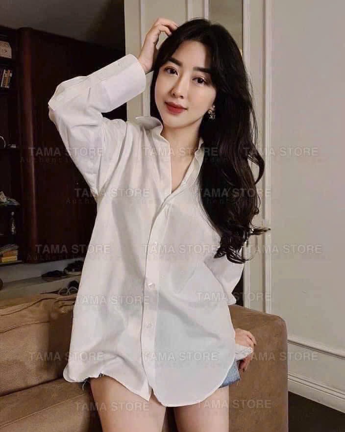 Hàng nhà máy - ÁO SƠ MI TRẮNG TRƠN ZRF DT