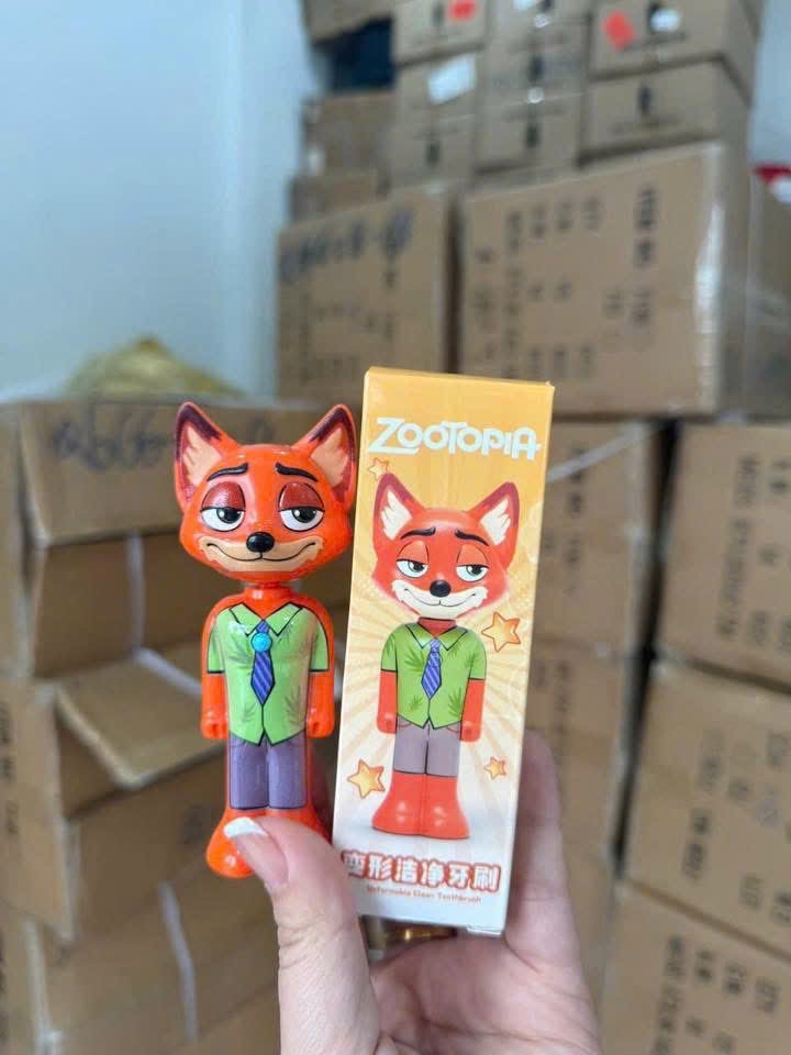 SET 3 BÀN CHẢI HÌNH THÚ CHO BÉ