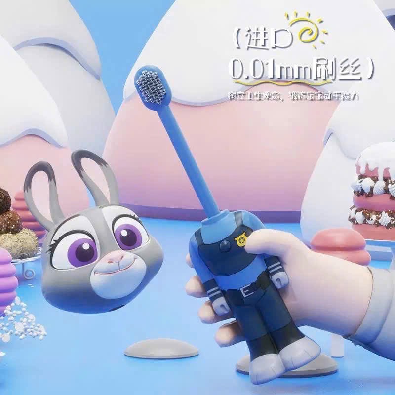 SET 3 BÀN CHẢI HÌNH THÚ CHO BÉ