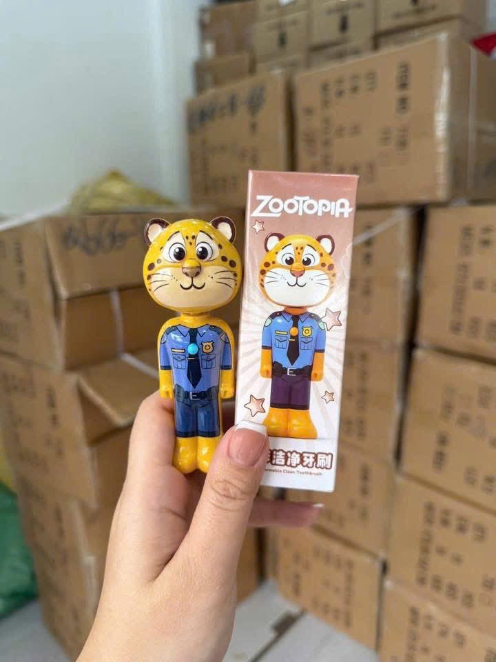 SET 3 BÀN CHẢI HÌNH THÚ CHO BÉ