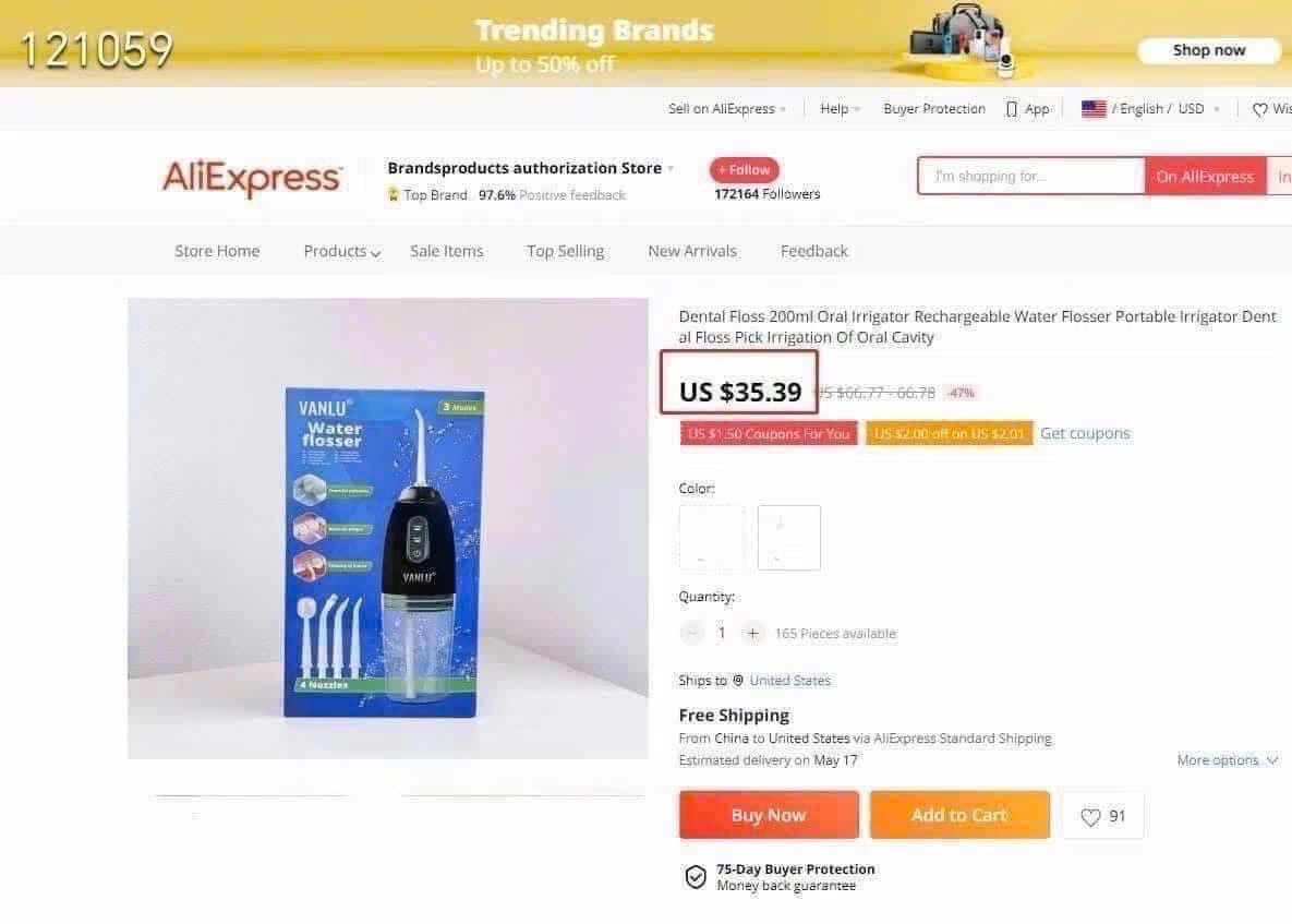TĂM NƯỚC VANLU GIÁ TỐT