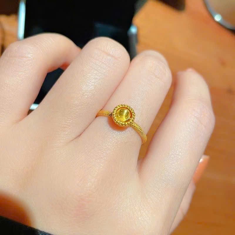 NHẪN HỢP KIM MÀU VÀNG