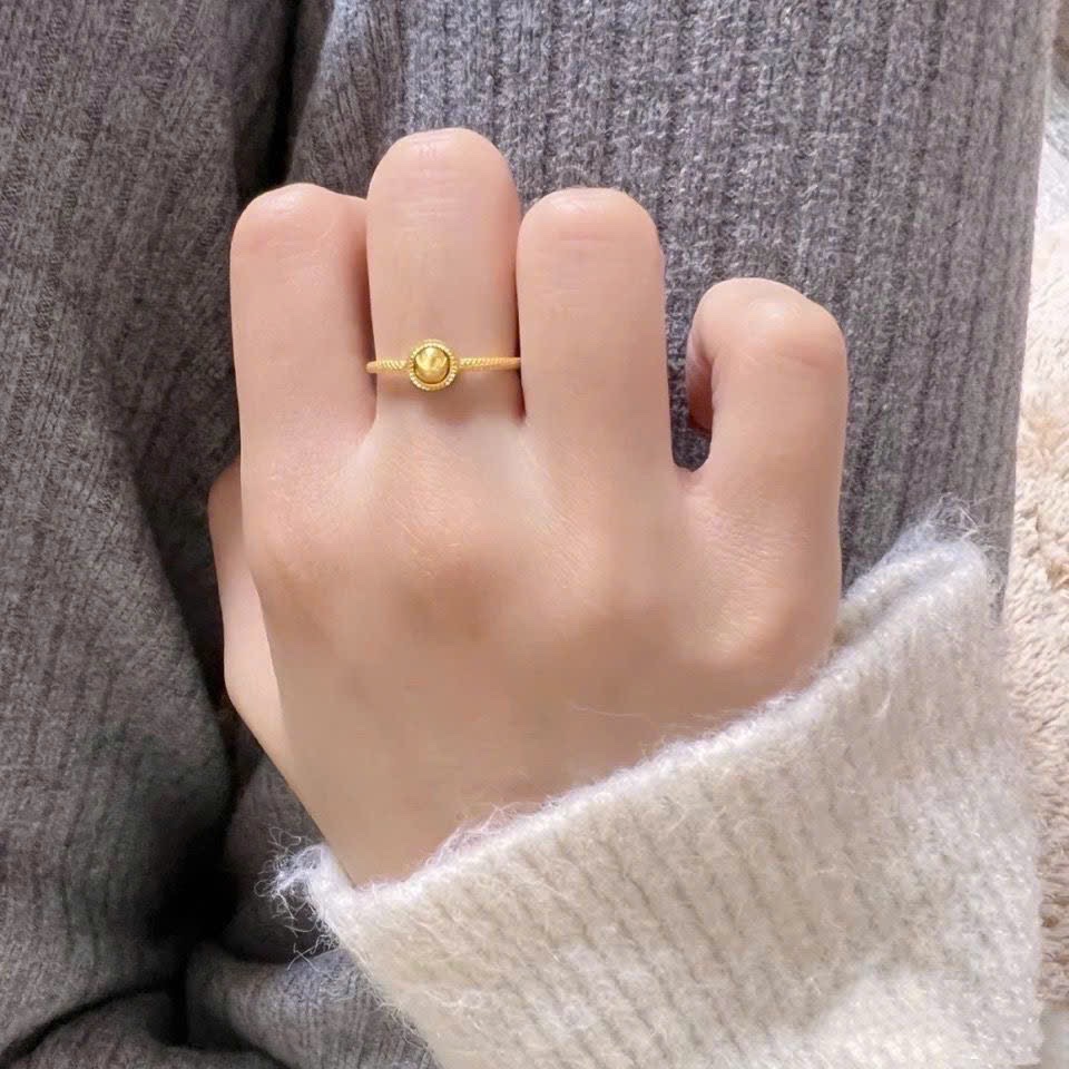 NHẪN HỢP KIM MÀU VÀNG