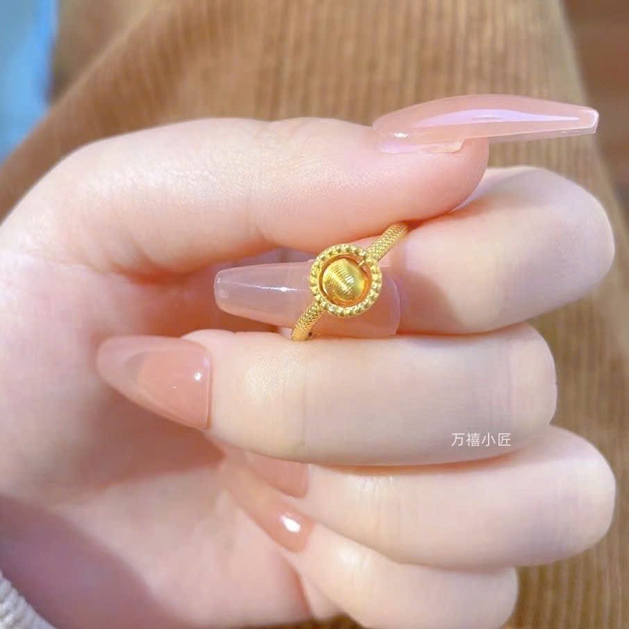 NHẪN HỢP KIM MÀU VÀNG