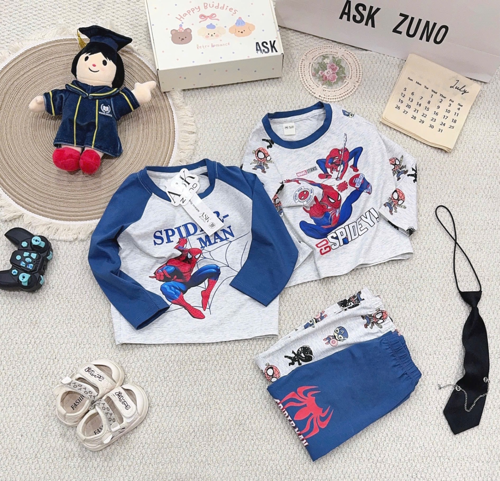SÉT 2 BỘ SPIDER DÀI TAY CHO BT