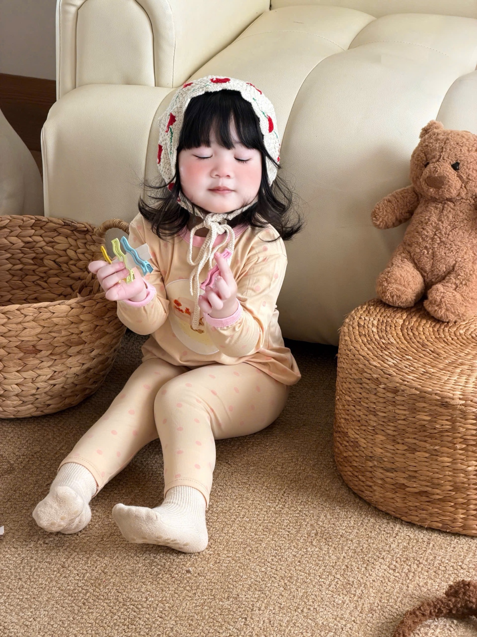 SÉT 2 BỘ DÀI TAY BE HỒNG CHO BG