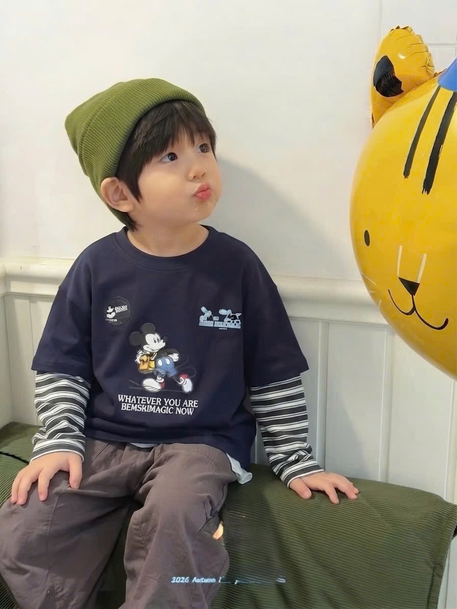 SÉT 3 ÁO KICKY PHỐI TAY CHO BT