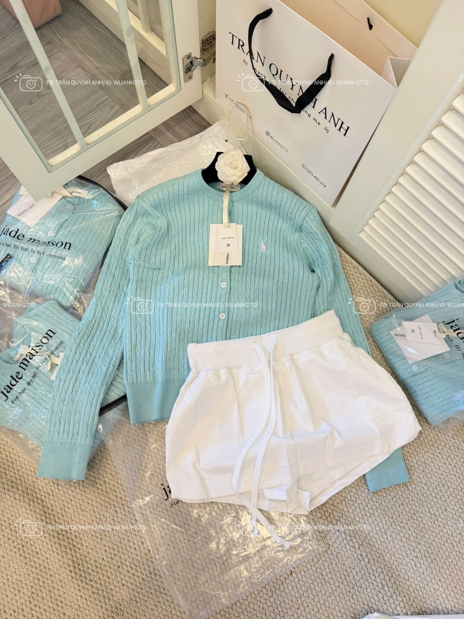 CDG XANH NGỌC THÊU NGỰA