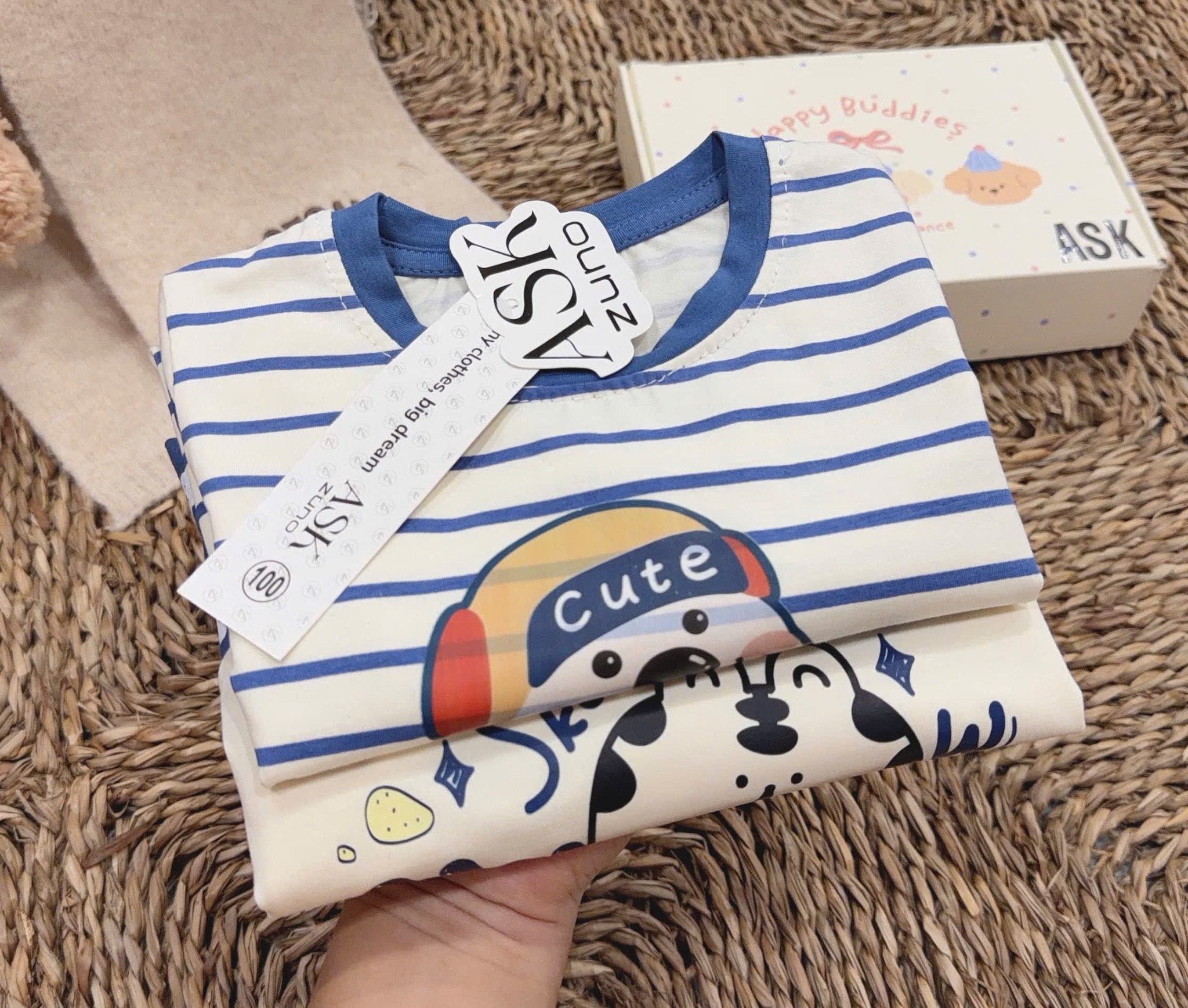 SÉT 2 BỘ THUN COTTON DÀI TAY CHO BT