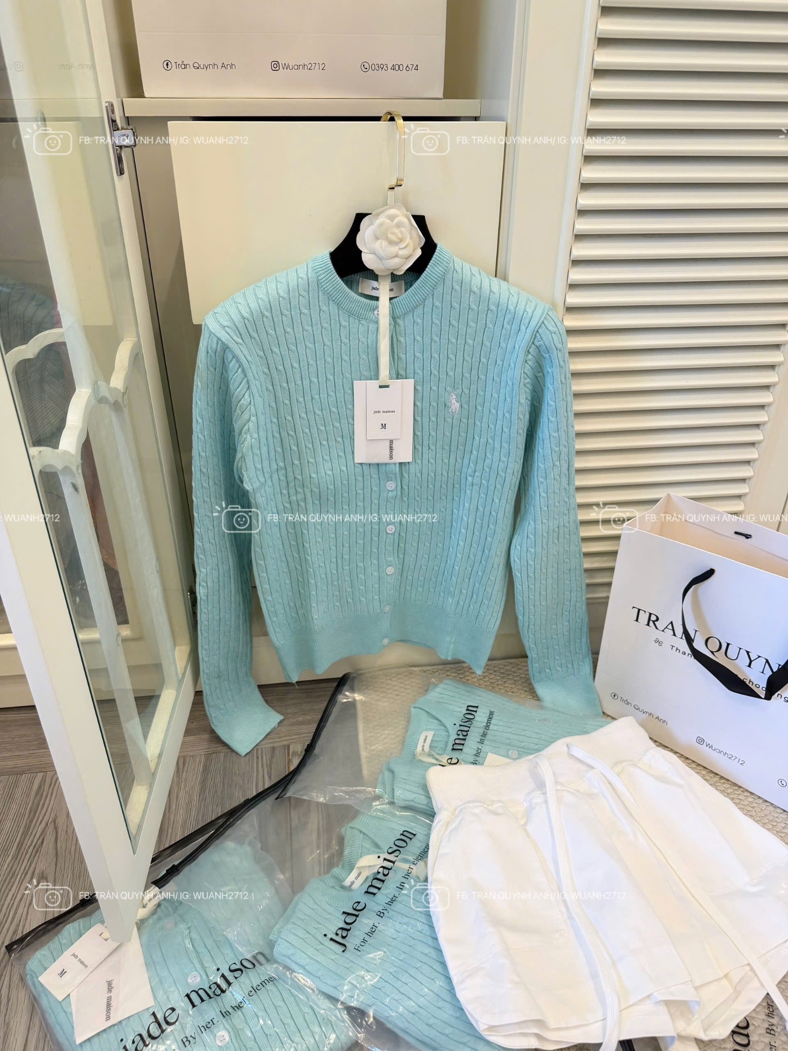 CDG XANH NGỌC THÊU NGỰA