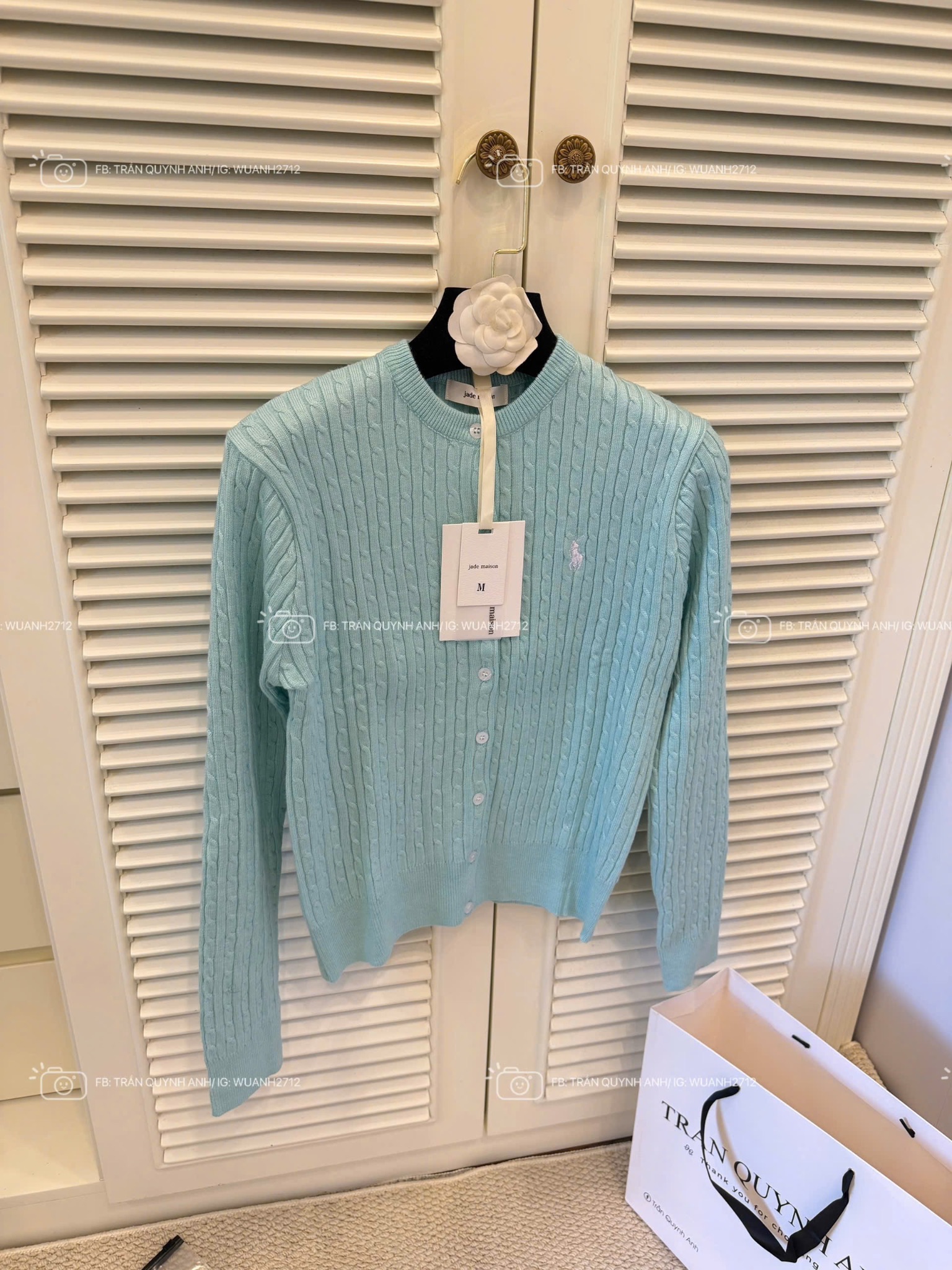 CDG XANH NGỌC THÊU NGỰA
