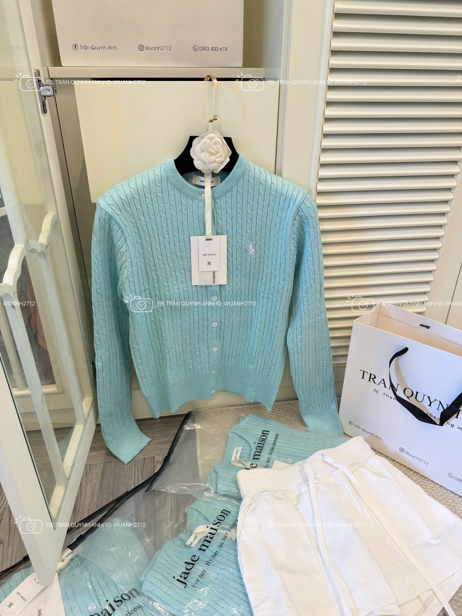 CDG XANH NGỌC THÊU NGỰA