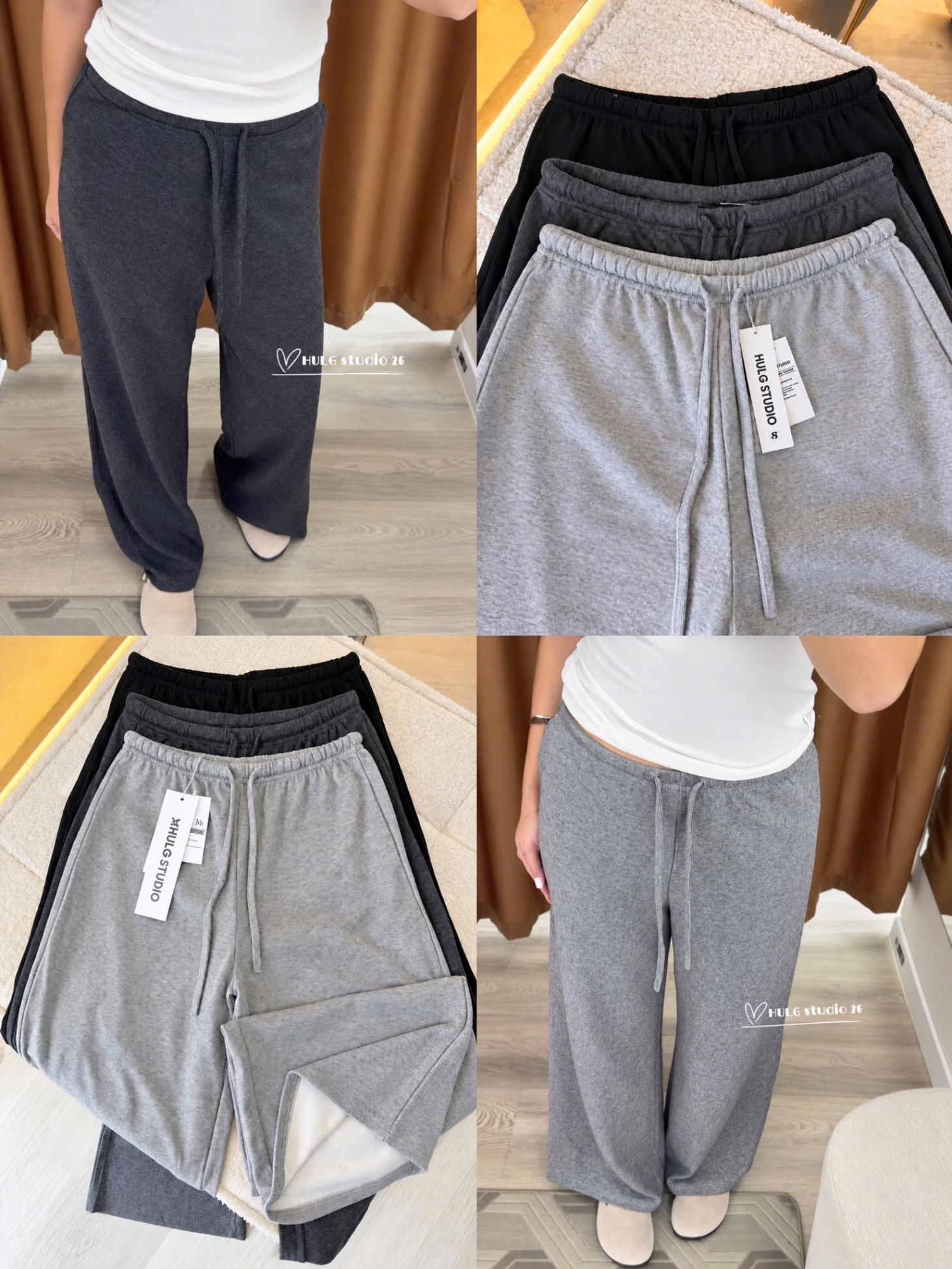 QUẦN NỈ ỐNG SUÔNG 3 MÀU CHO NỮ