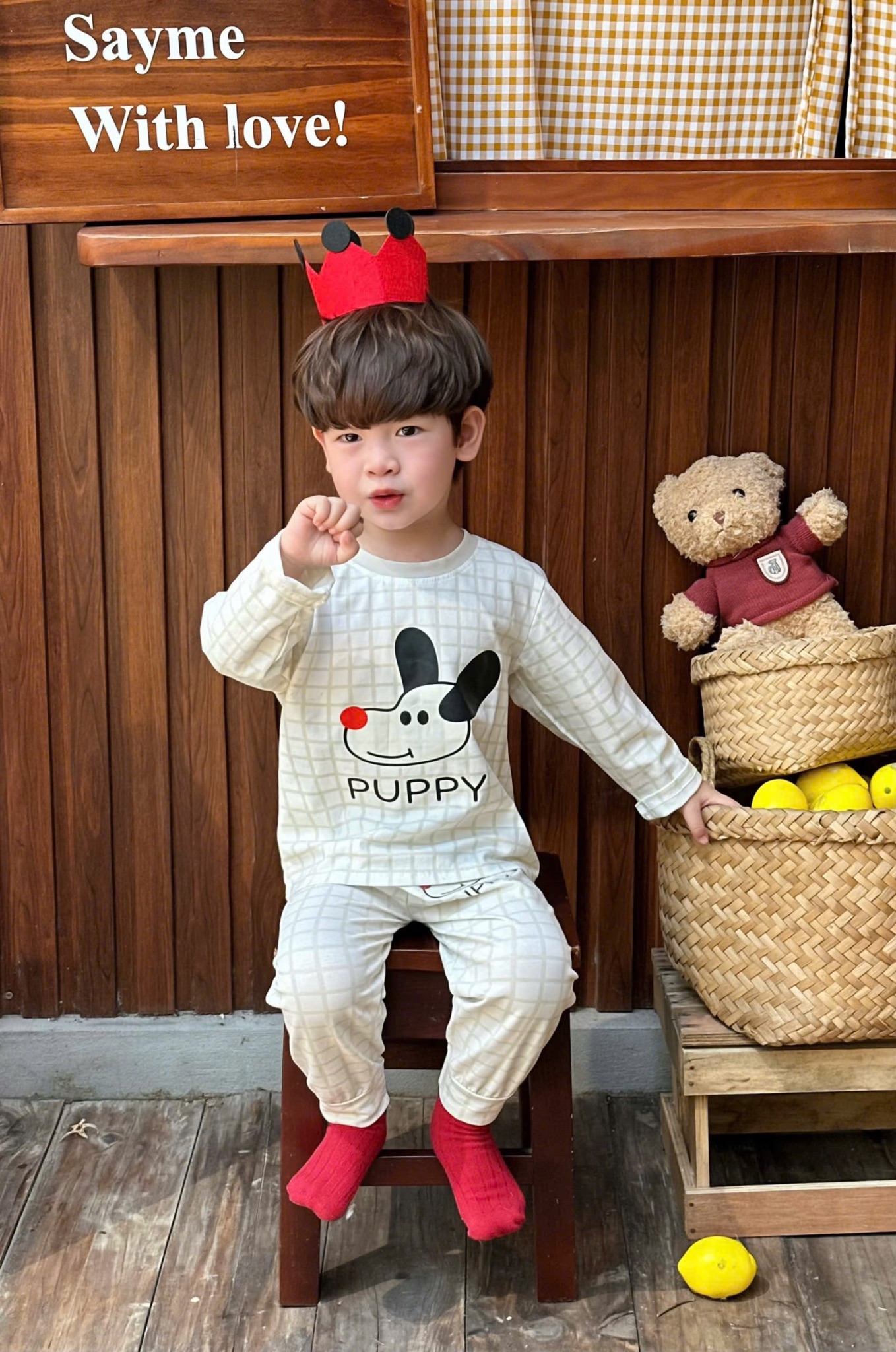 SÉT 2 BỘ BÉ TRAI PUPPY CHO BG