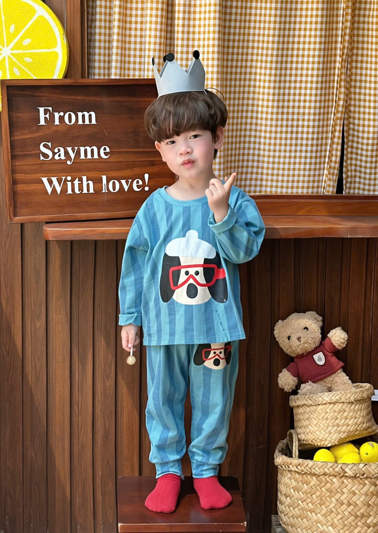 SÉT 2 BỘ BÉ TRAI PUPPY CHO BG