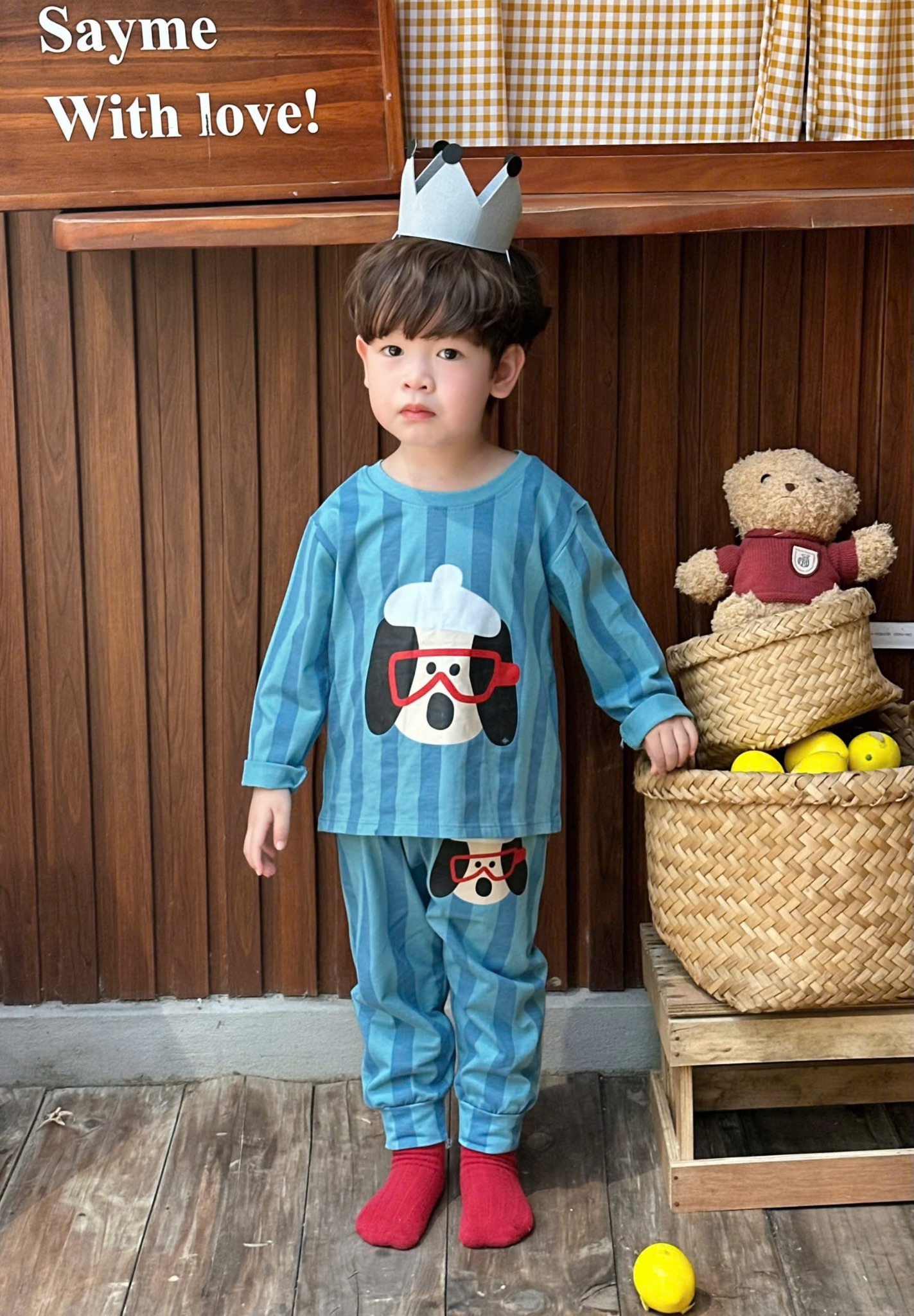 SÉT 2 BỘ BÉ TRAI PUPPY CHO BG