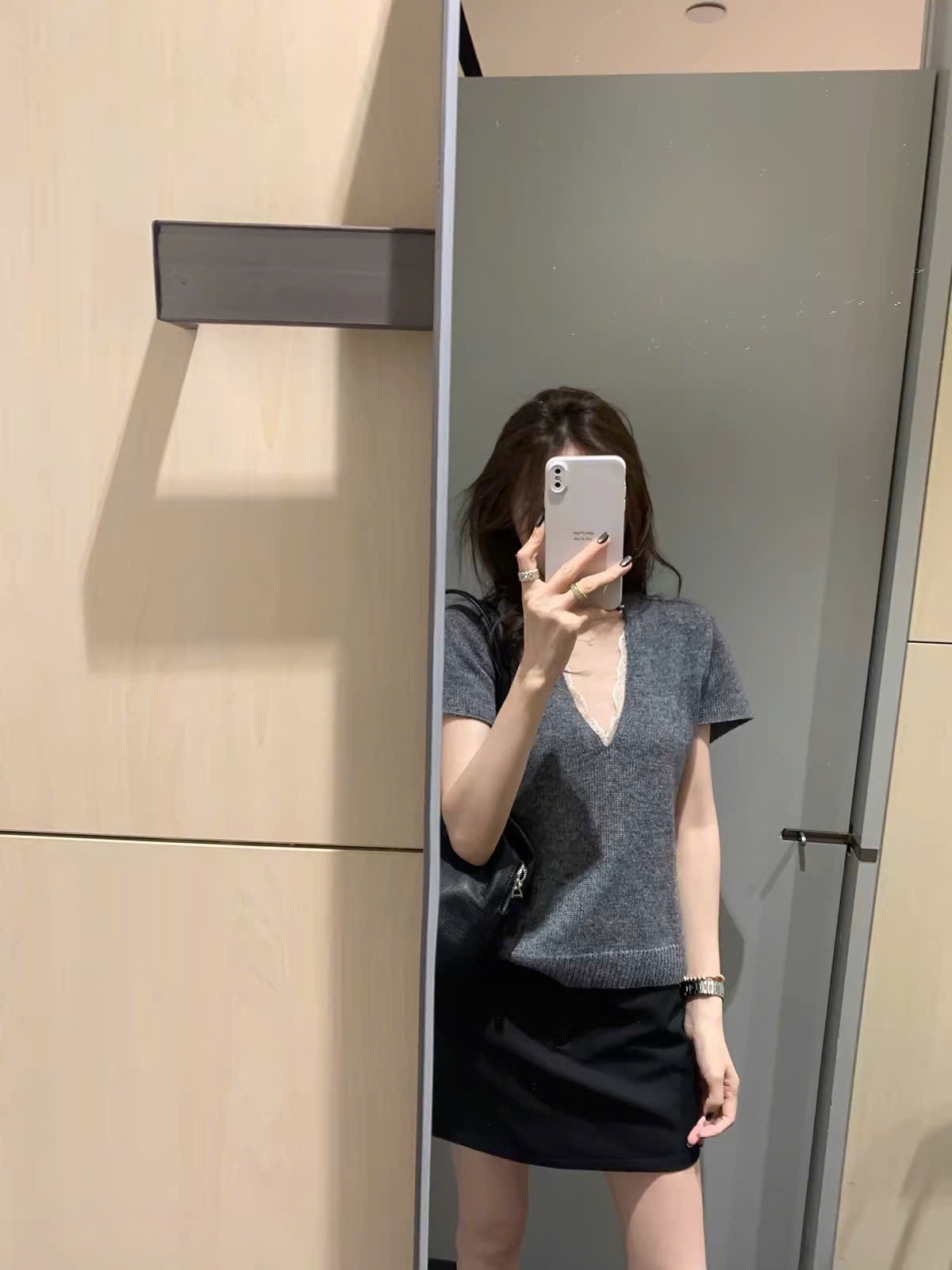 LEN MÀU GHI CỔ TIM CỔ REN CHO NỮ