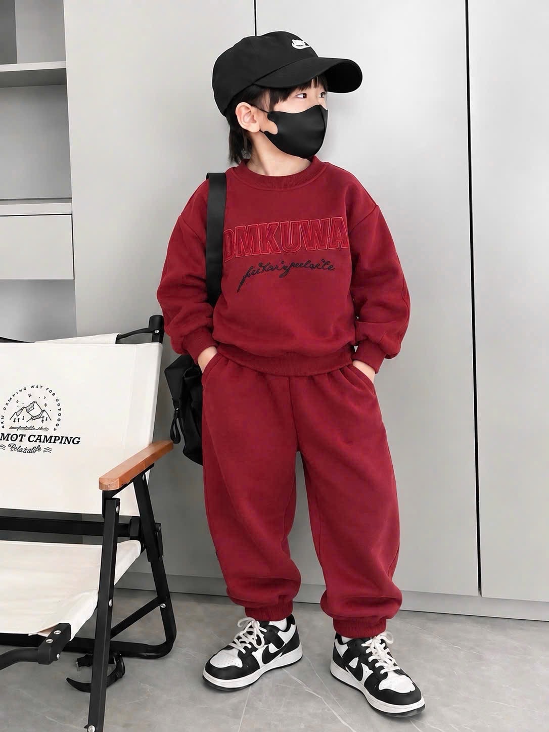 BỘ NỈ ĐỎ DINOKUMA CHO BT