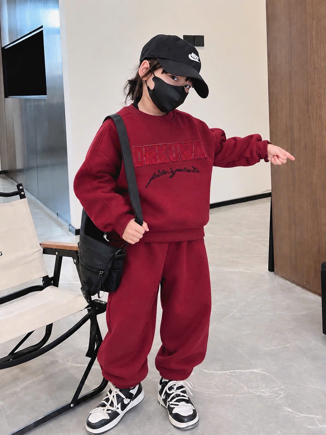 BỘ NỈ ĐỎ DINOKUMA CHO BT