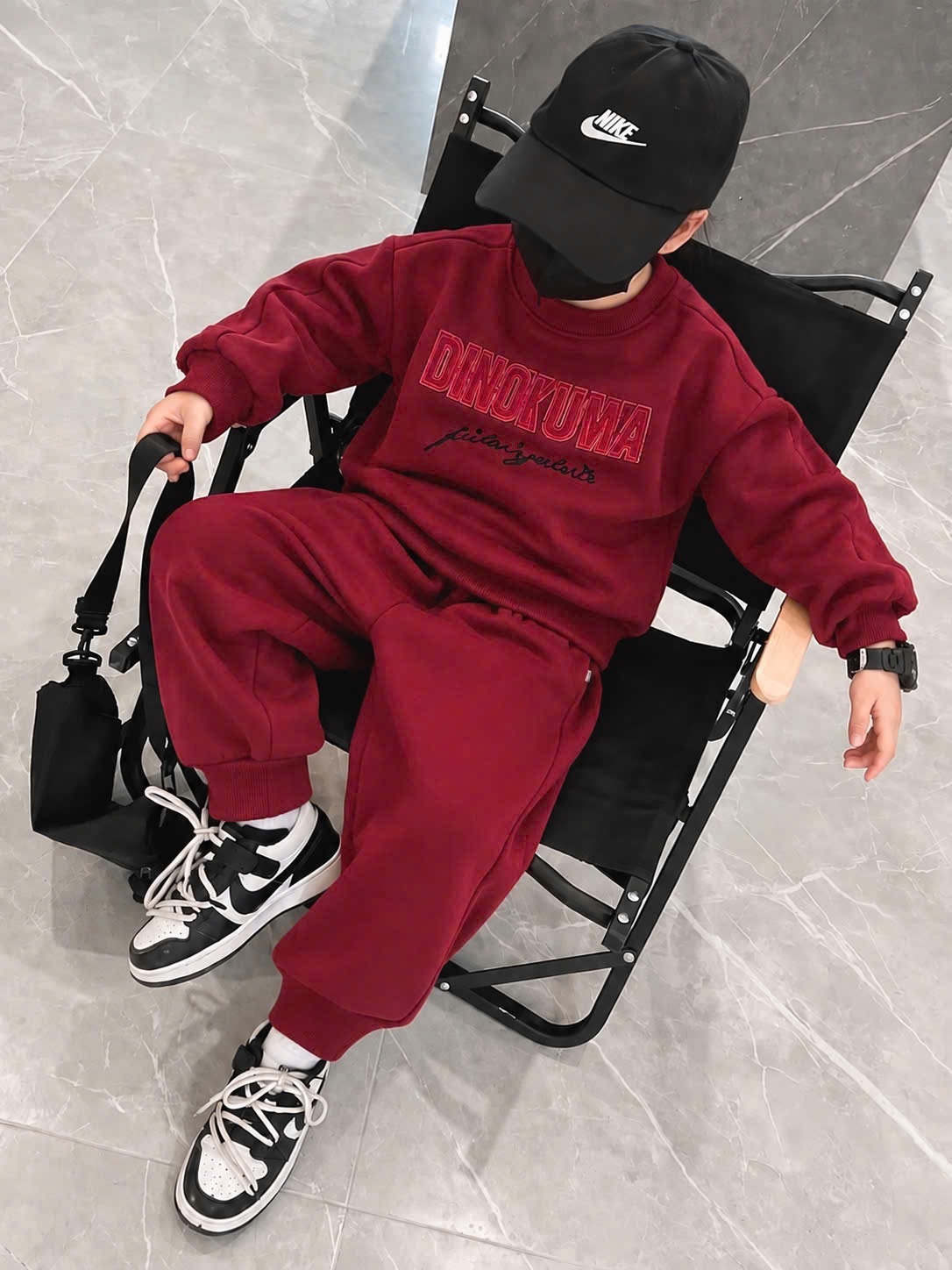 BỘ NỈ ĐỎ DINOKUMA CHO BT