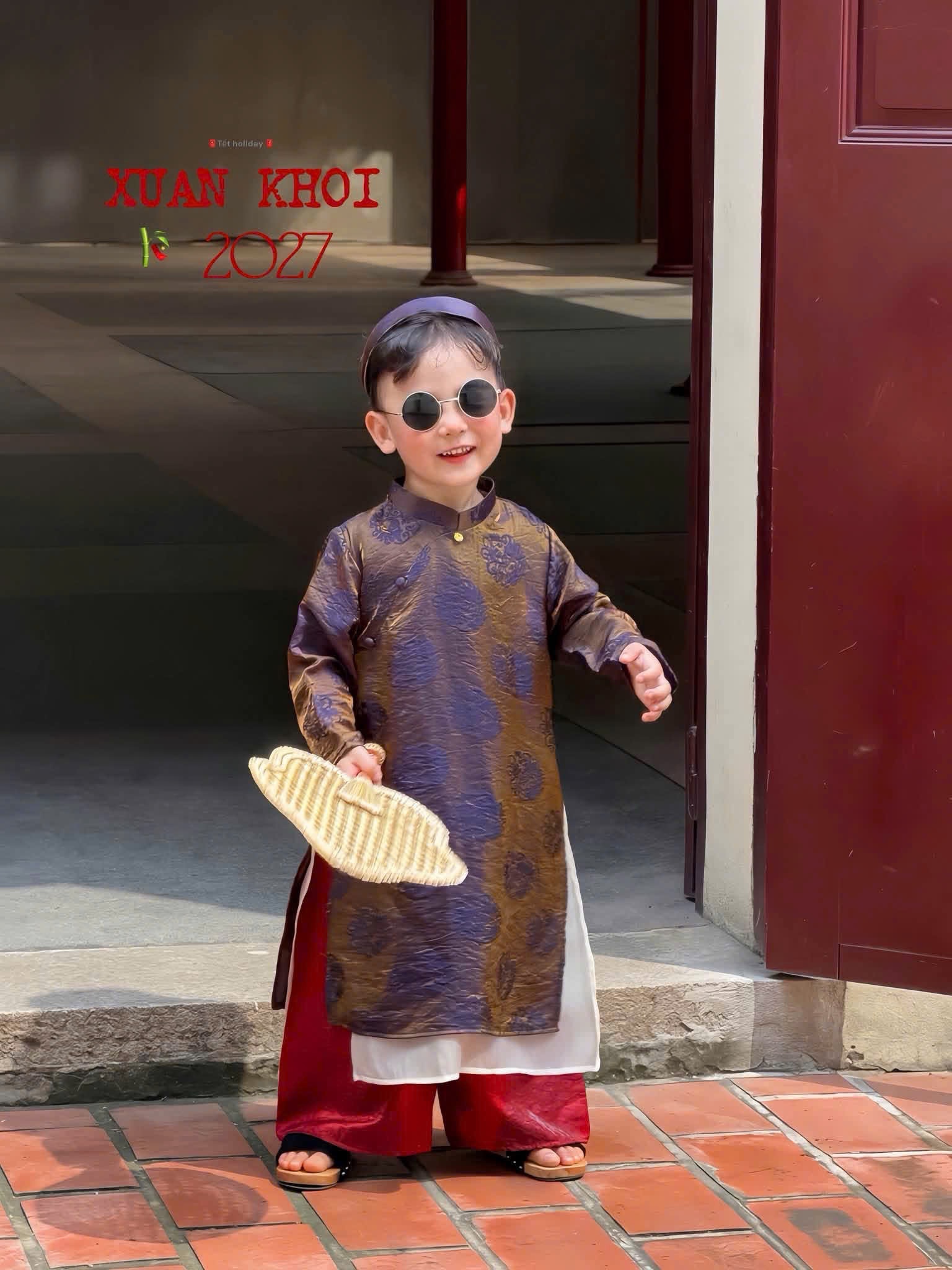 GOM 1-2 TUẦN - ÁO DÀI CHO BÉ TRAI 3 MÀU