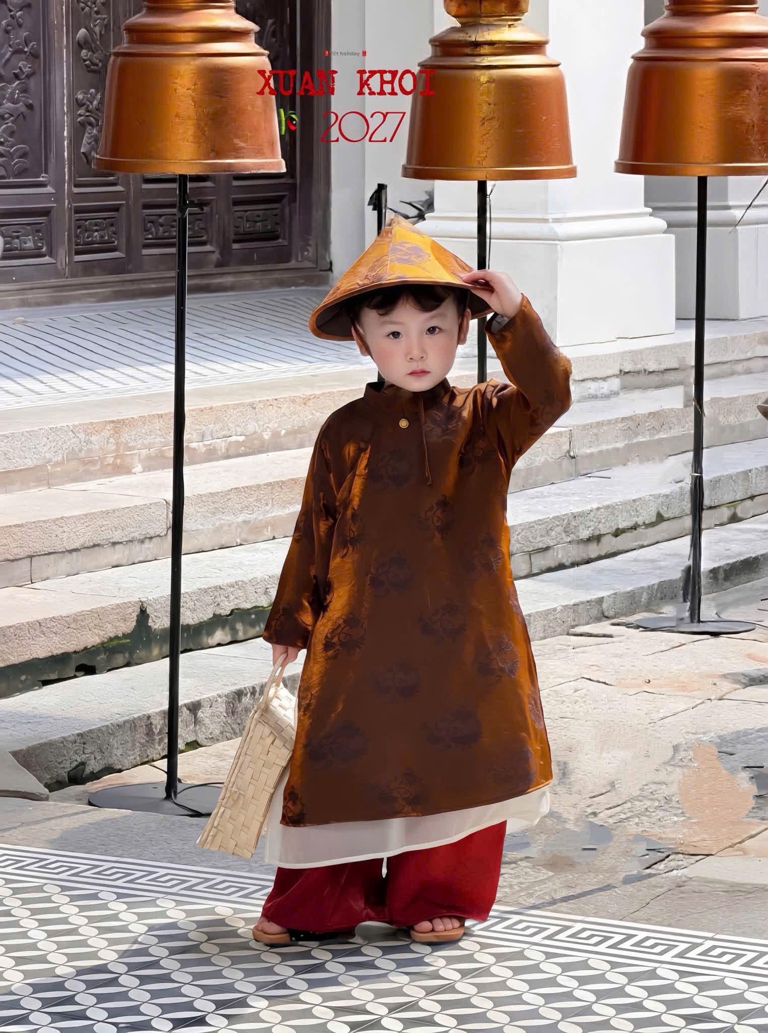GOM 1-2 TUẦN - ÁO DÀI CHO BÉ TRAI 3 MÀU