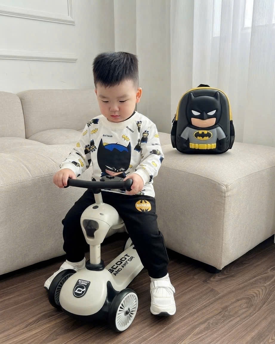 SÉT 2 BỘ BATMAN ĐEN - BE CHO BT