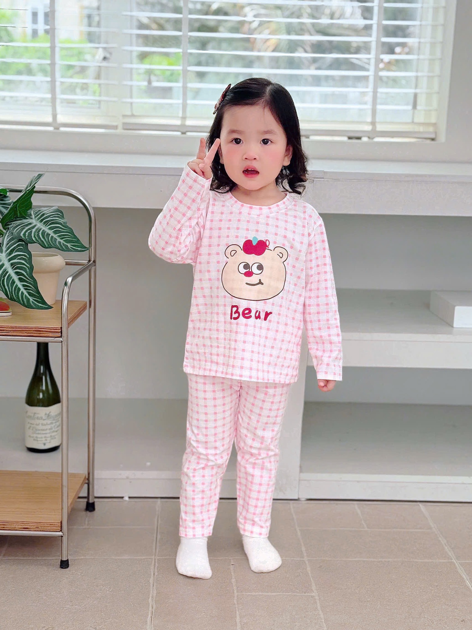 SÉT 2 BỘ BUNNY HỒNG VÀNG CHO BG
