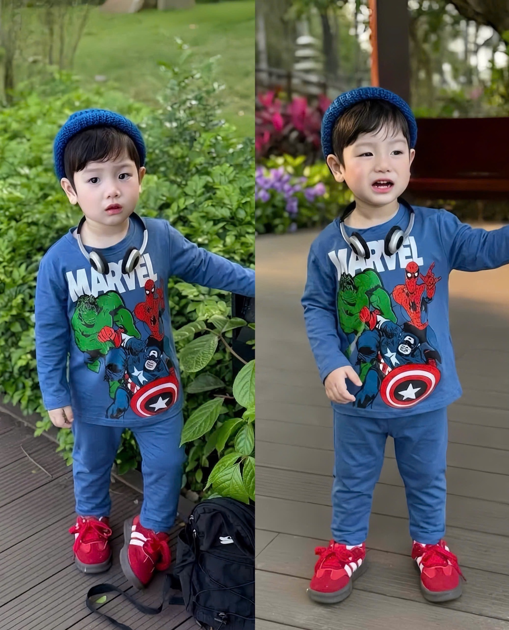 SÉT 2 BỘ MAVEL XANH TRẮNG CHO BT