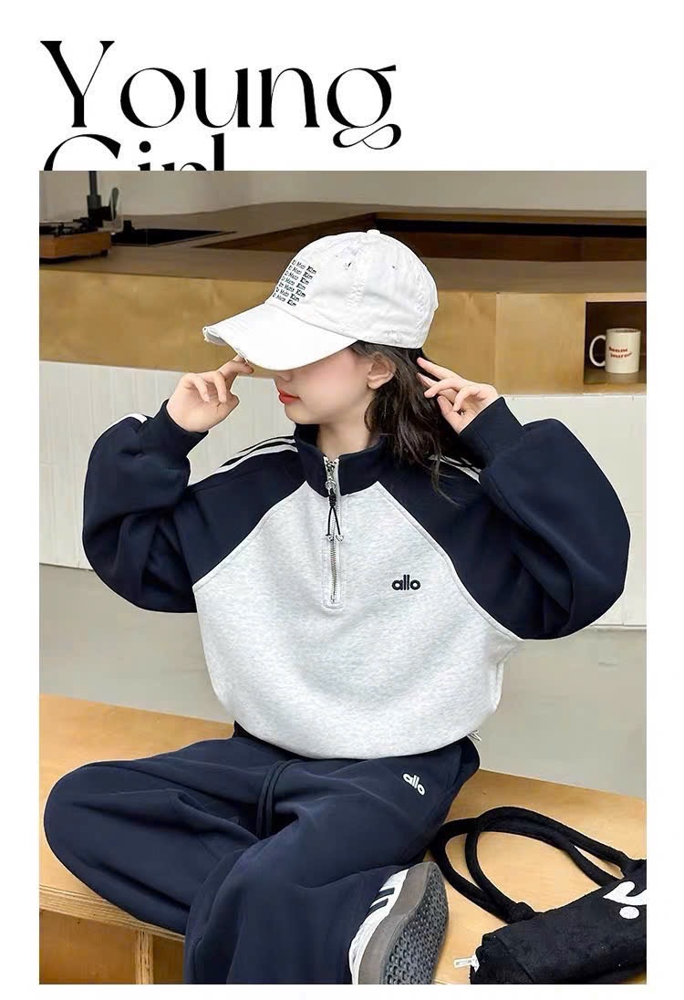 XẢ KHO BỘ NỈ TÀU SZ ĐẠI GHI XÁM CHỮ ALO CHO BG