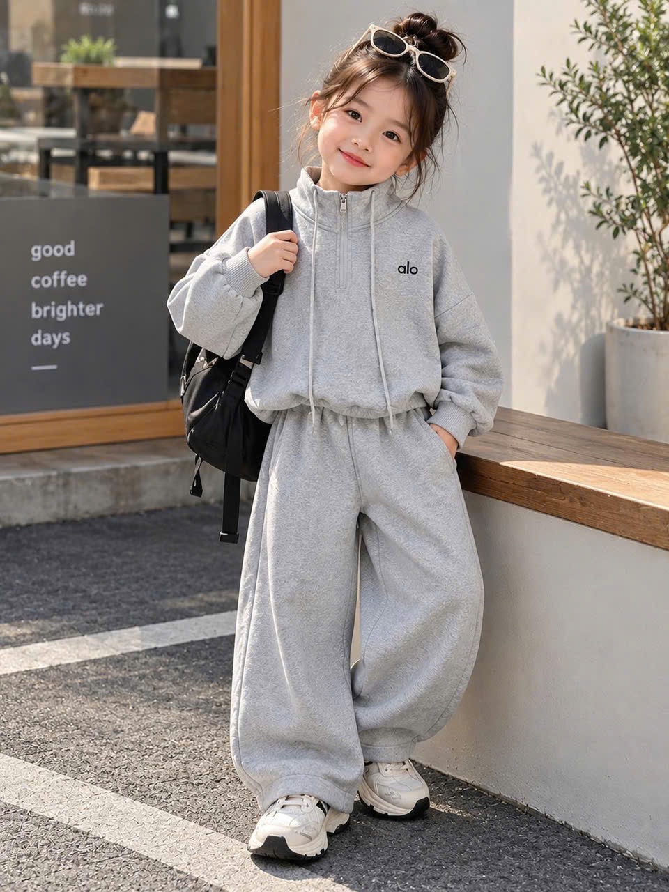 XẢ KHO BỘ NỈ SZ ĐẠI GHI XÁM CHỮ ALO CHO BG