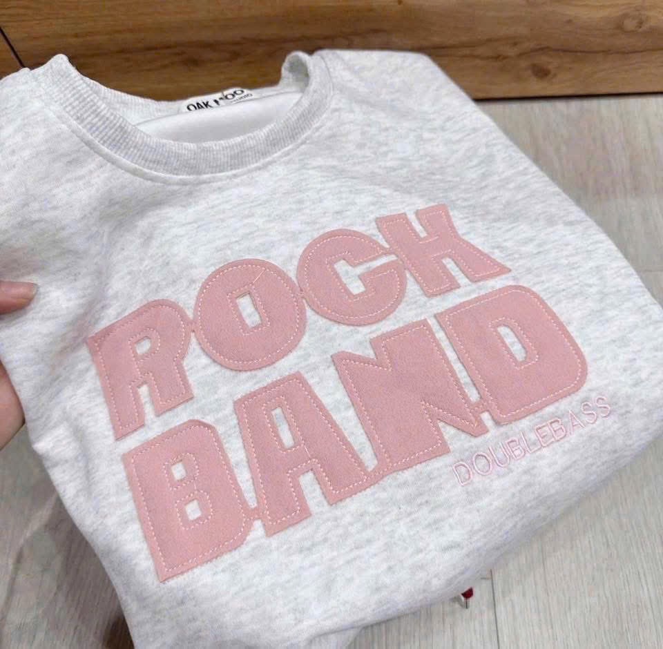 BỘ NỈ CHẤT 2 DA CHỮ ROCK CHO NỮ