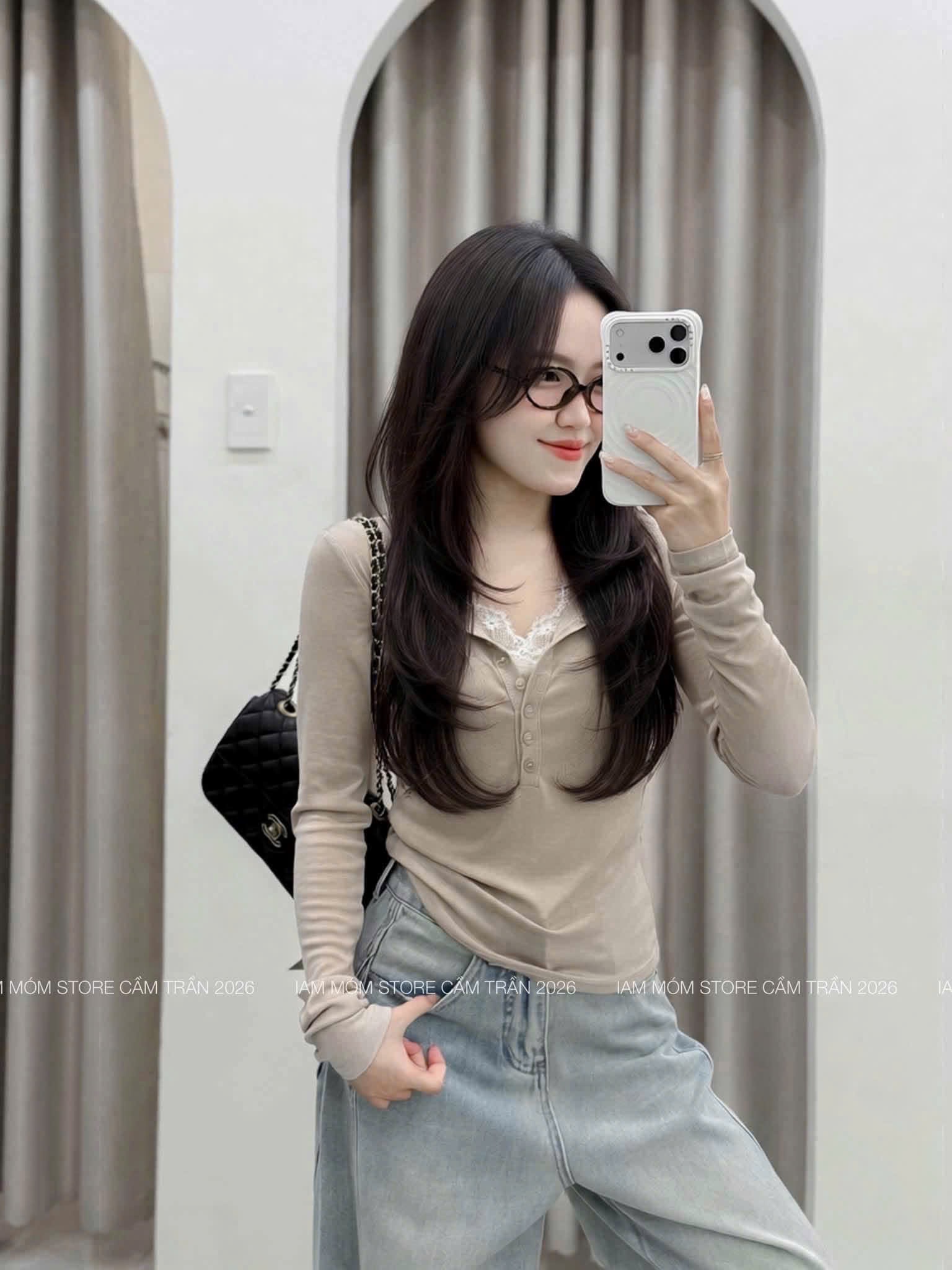GOM - ÁO DÀI TAY BASIC 4 MÀU CHO NỮ