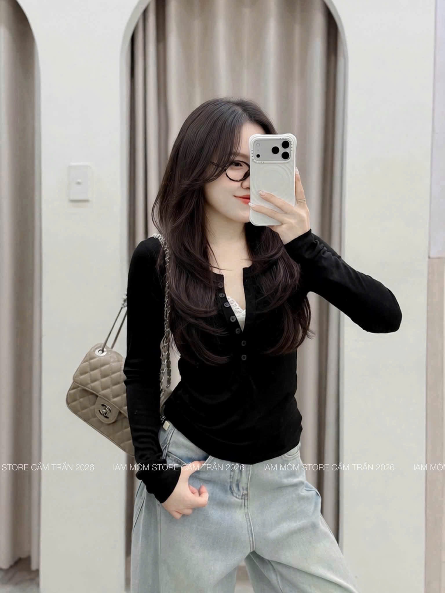 GOM - ÁO DÀI TAY BASIC 4 MÀU CHO NỮ