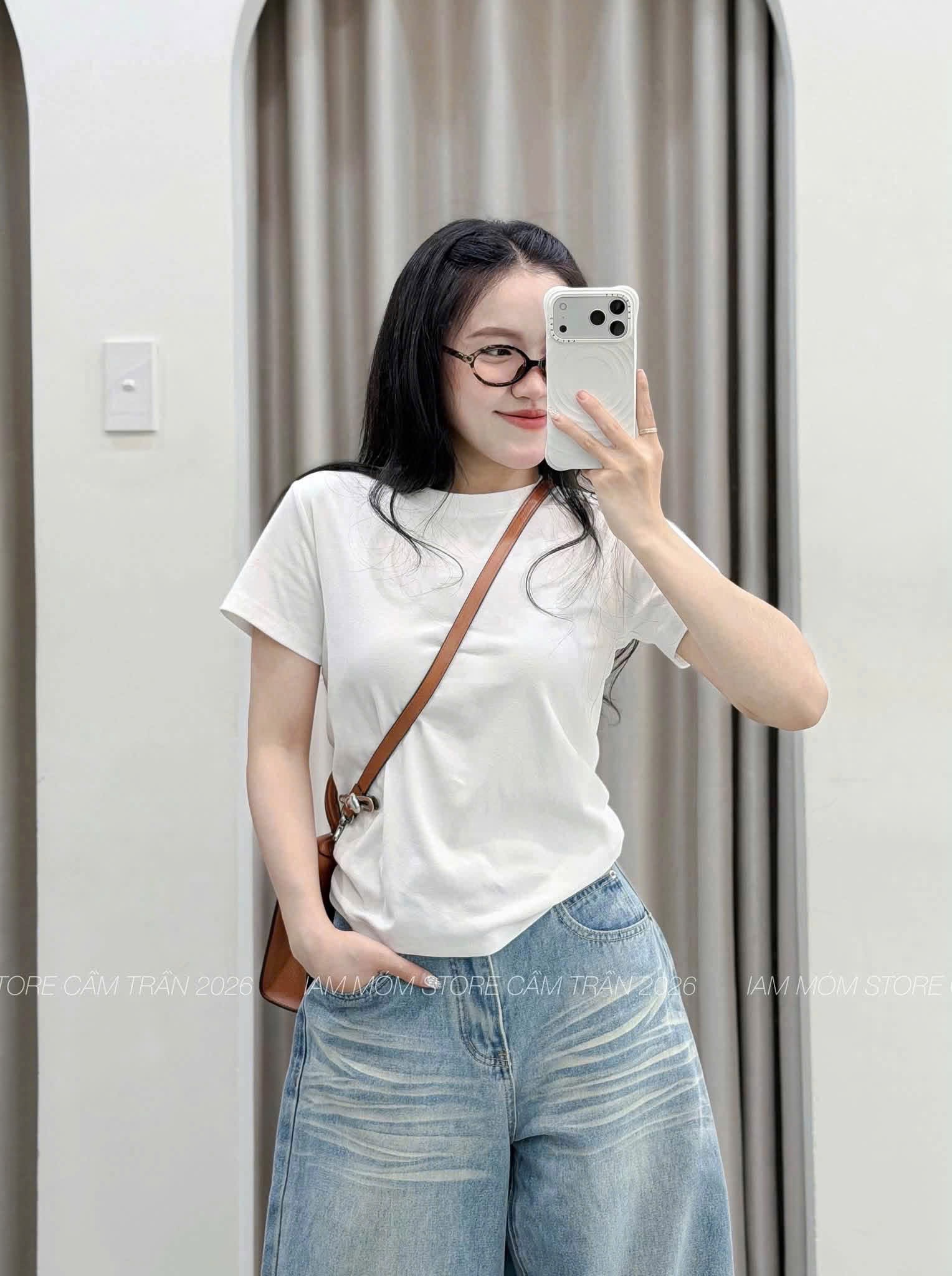 GOM - SÉT 3 ÁO THUN ZIP CỘC TAY 3 MÀU CHO NỮ