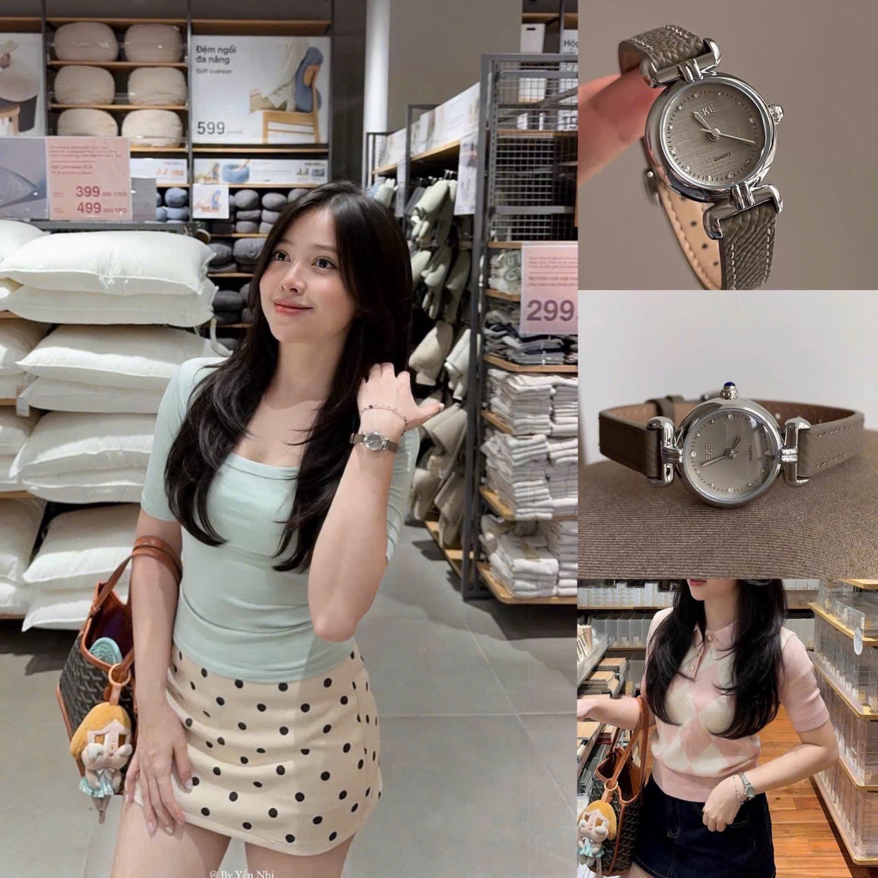 ĐỒNG HỒ LEKE MẶT TRÒN DÂY XÁM HS0707