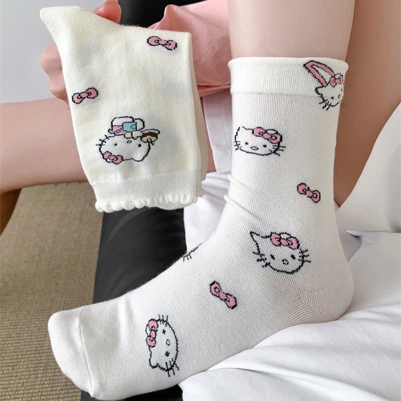 SÉT 10 DỒI TẤT CAO CỔ HÌNH MÈO M1708