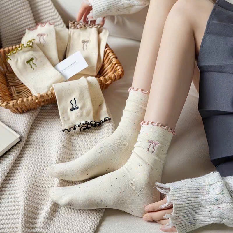 SÉT 10 ĐÔI TẤT HÌNH NƠ M0808