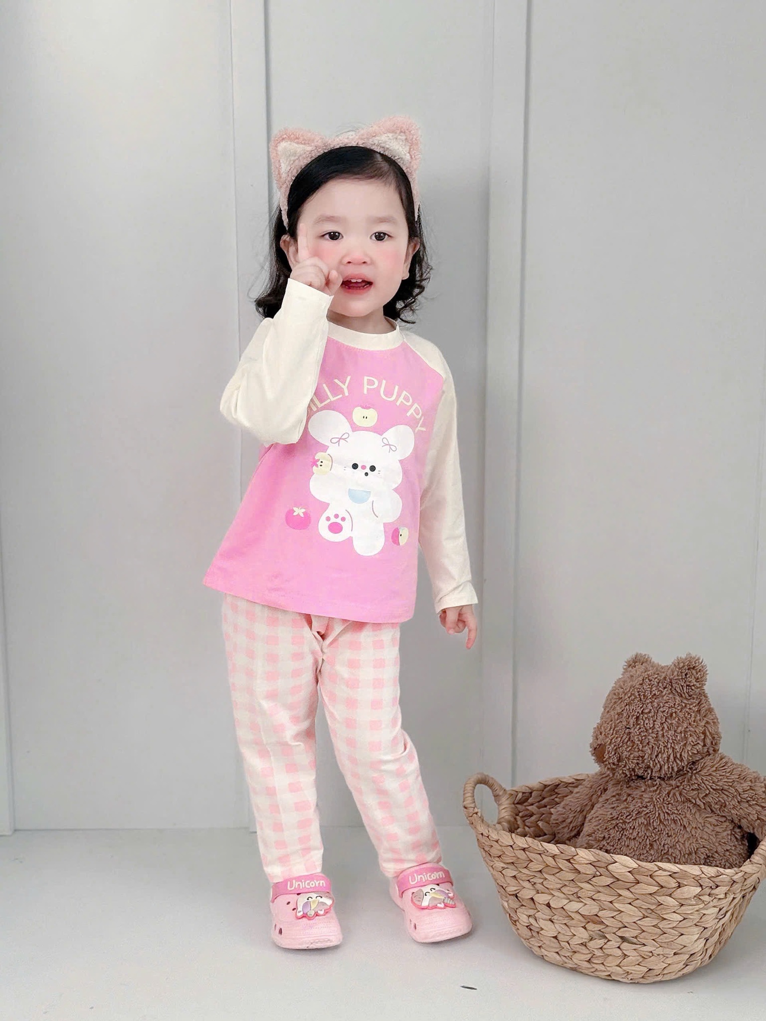 SÉT 2 BỘ PUPPY THU ĐÔNG DÀI TAY CHO BG