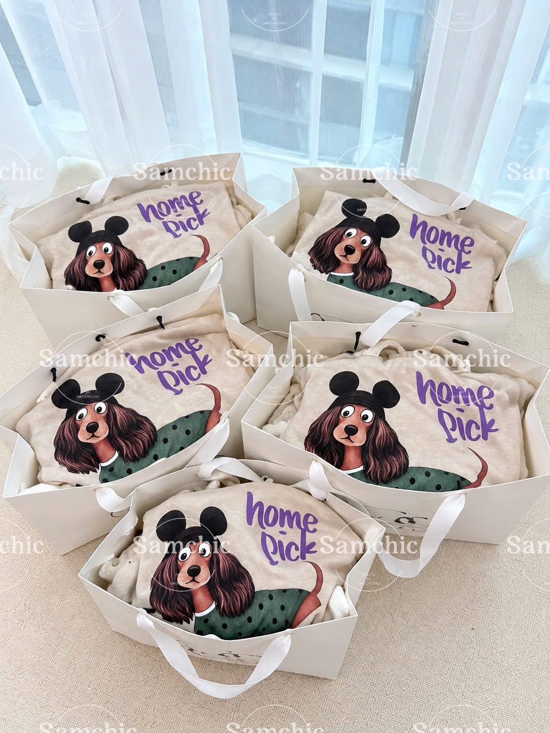 ÁO HODIE MŨ GIẤY HÌNH CÚN MÀU BE