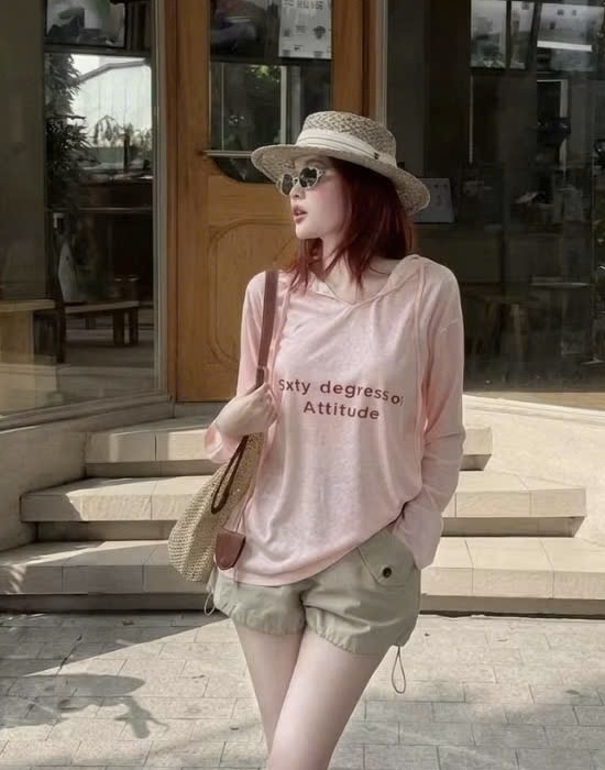 ÁO HODIE MŨ GIẤY SIXTY HỒNG
