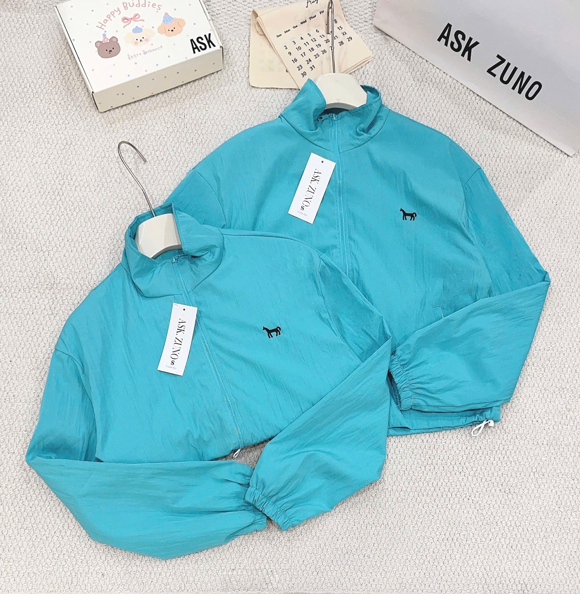 ÁO KHOÁC GIÓ XANH DT NỮ