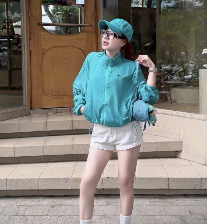 ÁO KHOÁC GIÓ XANH DT NỮ