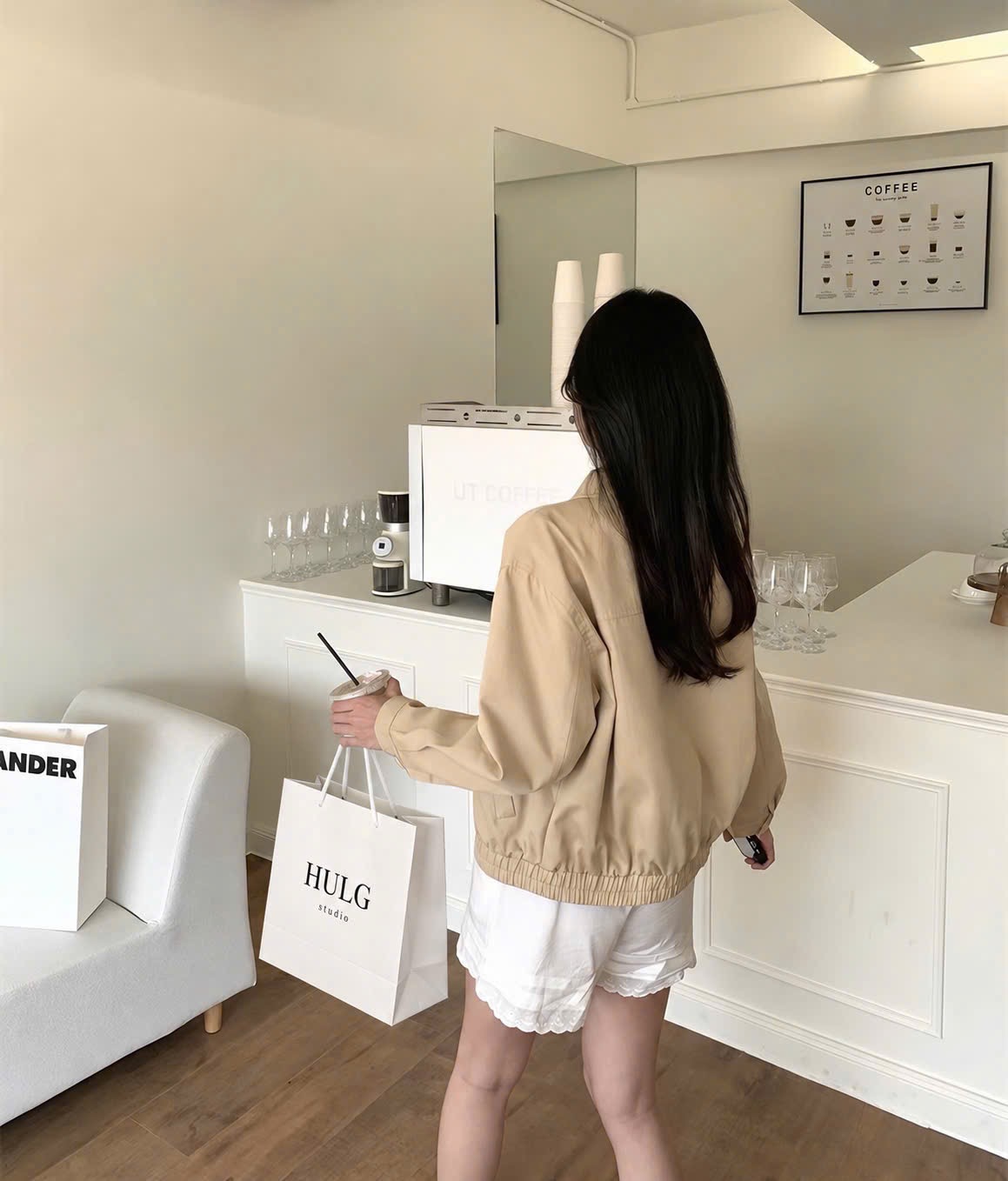 ÁO KHOÁC KAKI BE PHỐI REN